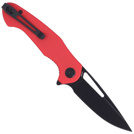 Nóż Kubey Knife Dugu, Red G10, Dark Stonewashed 14C28N (KU210F)
