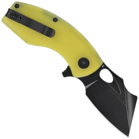 Bestech Lizard Lime Green G10, Black Stonewashed D2 Knife (BG39F)