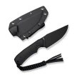 Nóż Civivi Gander Black Canvas Micarta, Black Stonewashed 14C28N by Matt Gentry (C24058B-2)