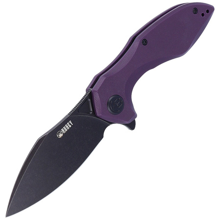 Nóż Kubey Knife Noble, Purple G10, Dark Stonewashed D2 (KU236E)