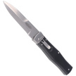 Mikov Predator Knife Black ABS, Stonewashed N690 (241-BH-1/STN/KLIP)