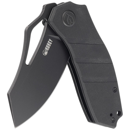 Nóż składany Kubey Ceyx Black G10, Blackwashed D2 (KU335D)