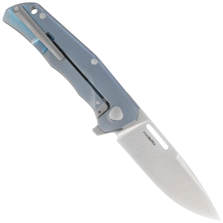 LionSteel Q4ttro Knife Blue Titanium / Fat Carbon, Satin MagnaCut by Molletta (Q4 BL)