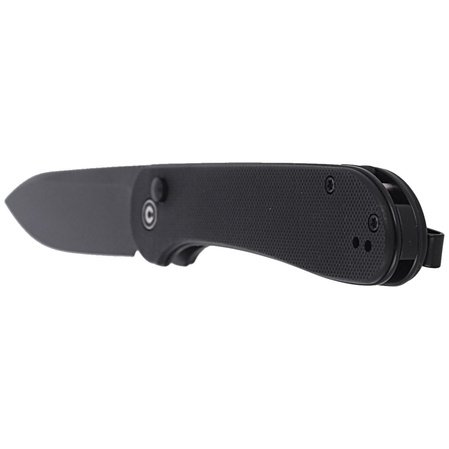Nóż Knife CIVIVI Button Lock Elementum Black G10, Black Stonewashed (C2103A)
