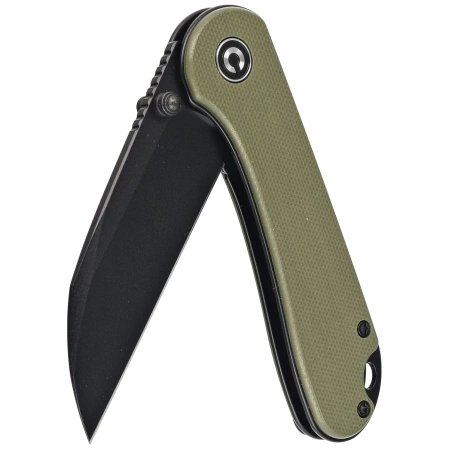 Nóż składany Civivi Elementum Wharncliffe OD Green G10, Black Nitro-V (C18062AF-2)