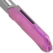 Remette Woodpecker Knife Crystal Purple Titanium, Hand Grinding Pearlescent M390 (RTWP-IP)