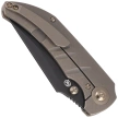WE Knife Riff-Raff Bronze Titanium, Black Stonewash CPM 20CV by Matthew Christensen (WE22020B-1)
