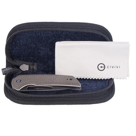 Nóż CIVIVI Odium Dark Green Micarta, Black Stonewashed (C2010G)