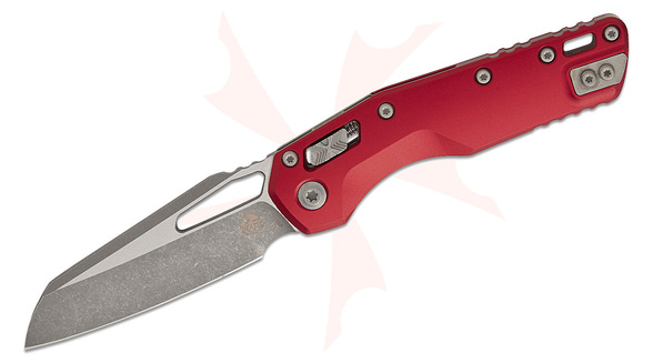 Microtech MSI S/E Knife Red Aluminum, Apocalyptic M390MK by Tony Marfione (210-10APRD)