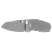 Nóż składany Spyderco Techno 3 Gray Titanium, Satin CTS XHP by Marcin Slysz (C158TIP3)