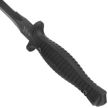 Spartan Blades George V14 Dagger D/E Black G10, Black PVD MagnaCut by Les George (SB27BKBKKYBK)