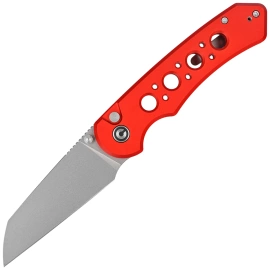 Civivi Pragma Prime Knife Red Aluminum, Stonewashed 14C28N (C24067-2)