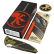 Microtech Socom Elite Auto S/E Knife OD Green Aluminum, Black M390 by Tony Marfione (160A-1OD)