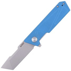 Kubey Avenger Outdoor KU104C Knife Blue G10, Bead Blasted D2