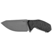 Nóż Remette Allosaurus Black G10, Stonewashed D2 (RTAS-B)