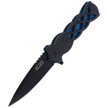 Herbertz CJH Knife Black/Blue ABS, Black Blade 420 (44008)