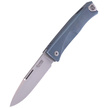 LionSteel Thrill Knife Blue Titanium, Satin M390 by Molletta (TL BL)