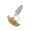 Kubey Cavy Pushdagger Yellow Ultem, Stonewashed 14C28N by MUZI Design (KU403F)