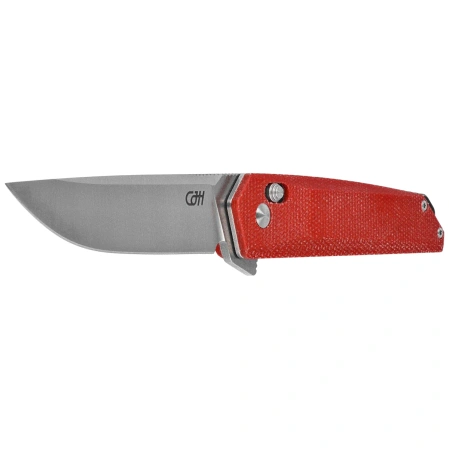Herbertz CJH Knife Red Micarta, Satin D2 (10000589)