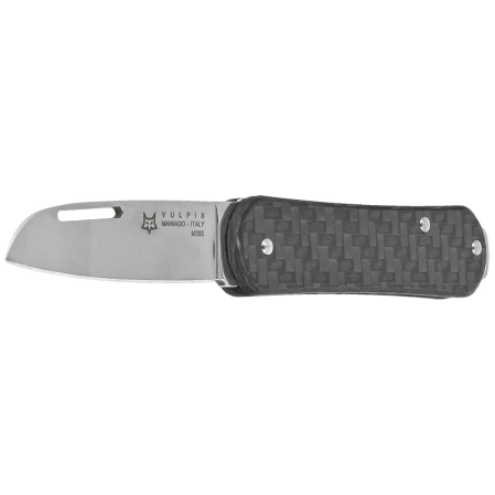Fox Vulpis Carbon Fiber 3K, Polished M390 Pocket Knife (FX-VP108 CF)