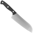 MAM Professional Santoku Kitchen Knife Black Polymer, Polished X50CrMoV15 (701)