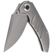 Nóż składany WE Knife Riff-Raff Polished Bead Blasted Titanium, Polished Bead Blasted CPM 20CV by Matthew Christensen (WE22020B-4)