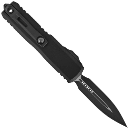 Microtech UTX-85 Gen IV D/E OTF Knife Black Aluminum, Tactical M390MK by Tony Marfione (12324-1T)