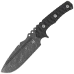 Fox URO Knife Black G10, Acid Washed Niolox by Wander Tactical (FX-623 BA)
