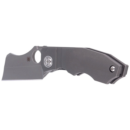 Nóż składany Spyderco Stovepipe Titanium CPM 20CV Plain (C260TIP)