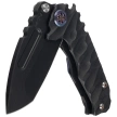 Medford Micro Praetorian T Tanto, Black DLC ''Predator'' Titanium, Flm HW, Brsh/Flm Clip, Black DLC S45VN by Greg Medford (MK0084PT-30PV-TFCF-BP)