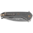 Medford Knife Praetorian Swift FL Flipper Tumbled Tanto, Black Handle, Bronze HW/Clip, S45VN (MKFF2064TT-42TM-T1C1-Q4)