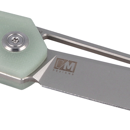 Nóż składany Kubey Royal Jade G10, Beadblasted D2 by Colin Maisonpierre (KU321B)