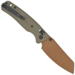 Bestechman Cicada's Wing Knife OD Green G10, Gold 10Cr15MoV (BMK06C)