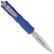 Microtech Dirac Delta D/E OTF Knife Navy Aluminium, Stonewashed by Tony Marfione (227-10NA)