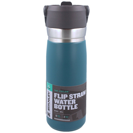 Stanley Go IceFlow Water Bottle with Straw 22oz/.65L Lagoon (10-09697-009)