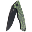 Bestech Keen II Black-Green G10/Titanium, Black Stonewashed CPM S35VN by Koens Craft knife (BT2301E)