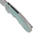 Viper Moon Teal Green Canvas Micarta, Stonewashed MagnaCut by Fabrizio Silvestrelli Knife (V6010TE)
