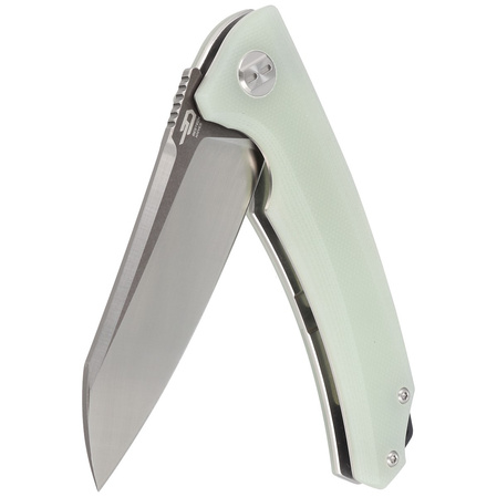Nóż składany Bestech Texel Transparent G10, Grey Titanized/Satin D2 by A Purvis Blades (BG21B-2)