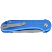 Nóż składany Civivi Button Lock Elementum II Blue Aluminium, Satin Nitro-V (C18062PD-2)