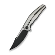 WeKnife Kyklos Black / Gray Titanium, Black Stonewashed / Satin M390 (WE23086-3)