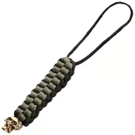 Przywieszka do noża M-Tac Cuboid Skull Black/Grey paracord (10285211)