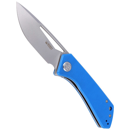 Kubey Thalia Knife Blue G10, Beadblasted D2 (KU331B)