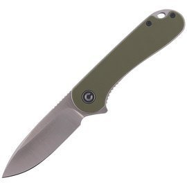 Nóż CIVIVI Elementum Flipper OD Green G10, Satin Finish (C907E)