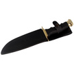 Muela 85-160 Black Rubber Knife, Satin 420H