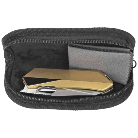 Nóż składany Remette Woodpecker Gold Titanium, Hand Grinding Pearlescent M390 (RTWP-G)