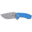 Nóż Kubey Knife Blue G10, Bead Blasted D2 (KU901B)