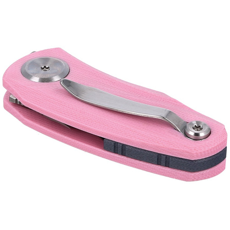 Bestech Knife Tulip Pink G10, Satin / Stonewash 14C28N by Ostap Hel (BG38E)