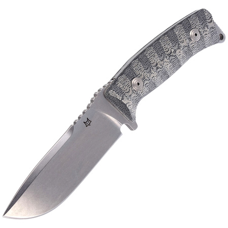 Nóż FOX Pro Hunter Black Micarta, Stone Washed (FX-131 MBSW)