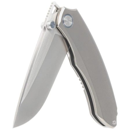 Remette Wild Species Knife Gray Titanium, Hand Grinding M390 (WD108-G)