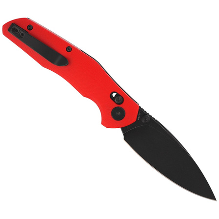 Bestechman Knife Ronan Red G10, Black Titanized Stonewashed 14C28N (BMK02J)